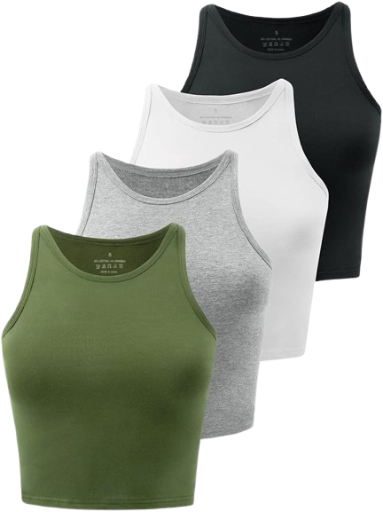 Crop Tops For Women Workout Cropped